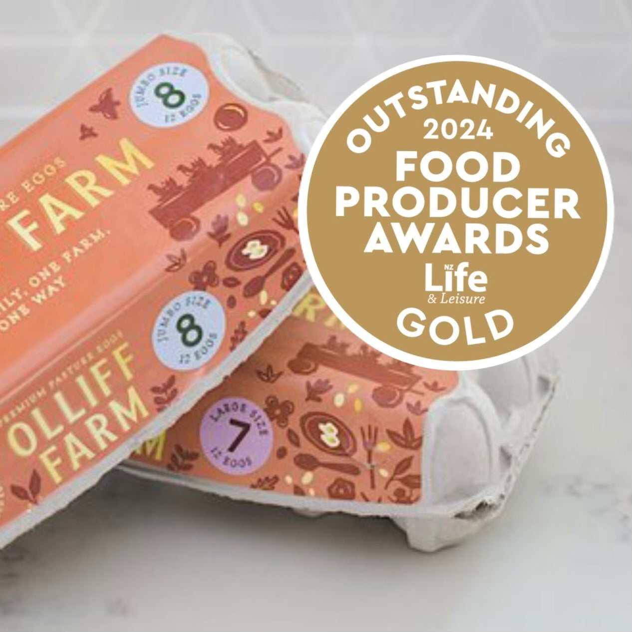 Olliff Farm - 10 x Fresh Premium Pasture Eggs.