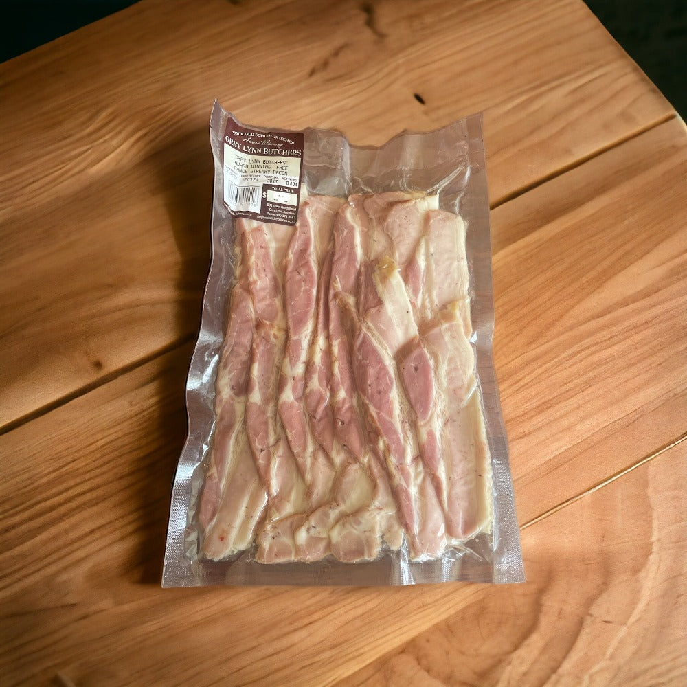 Grey Lynn Butcher - Streaky Free Range Bacon