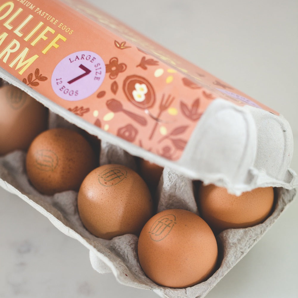 Olliff Farm - 12 x Fresh Premium Pasture Eggs.